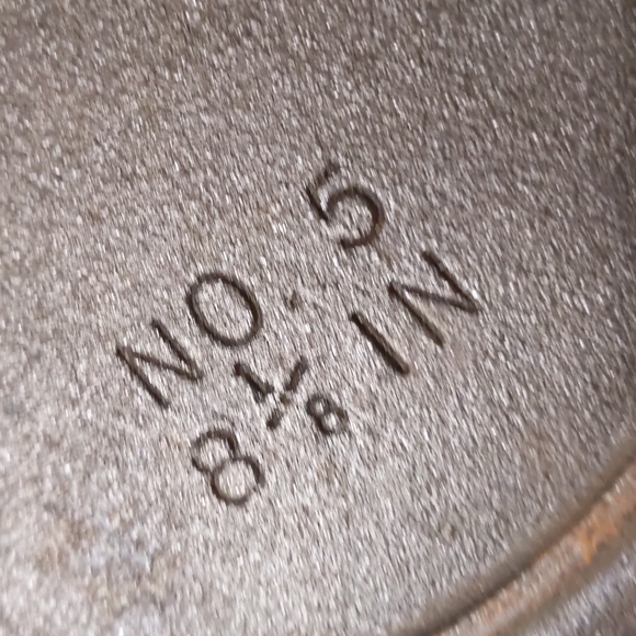 Vintage Unmarked BSR Cast Iron Skillet #5 - Picture 11 of 12